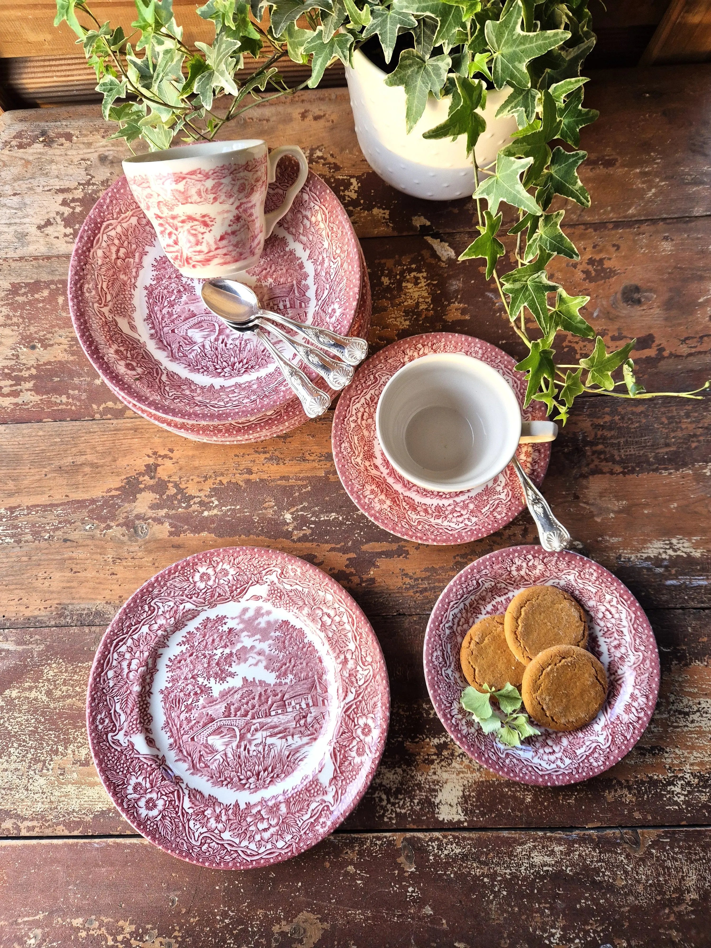 Tasses-bols-sucriers-pots-à-lait-anciens Little Harmonie