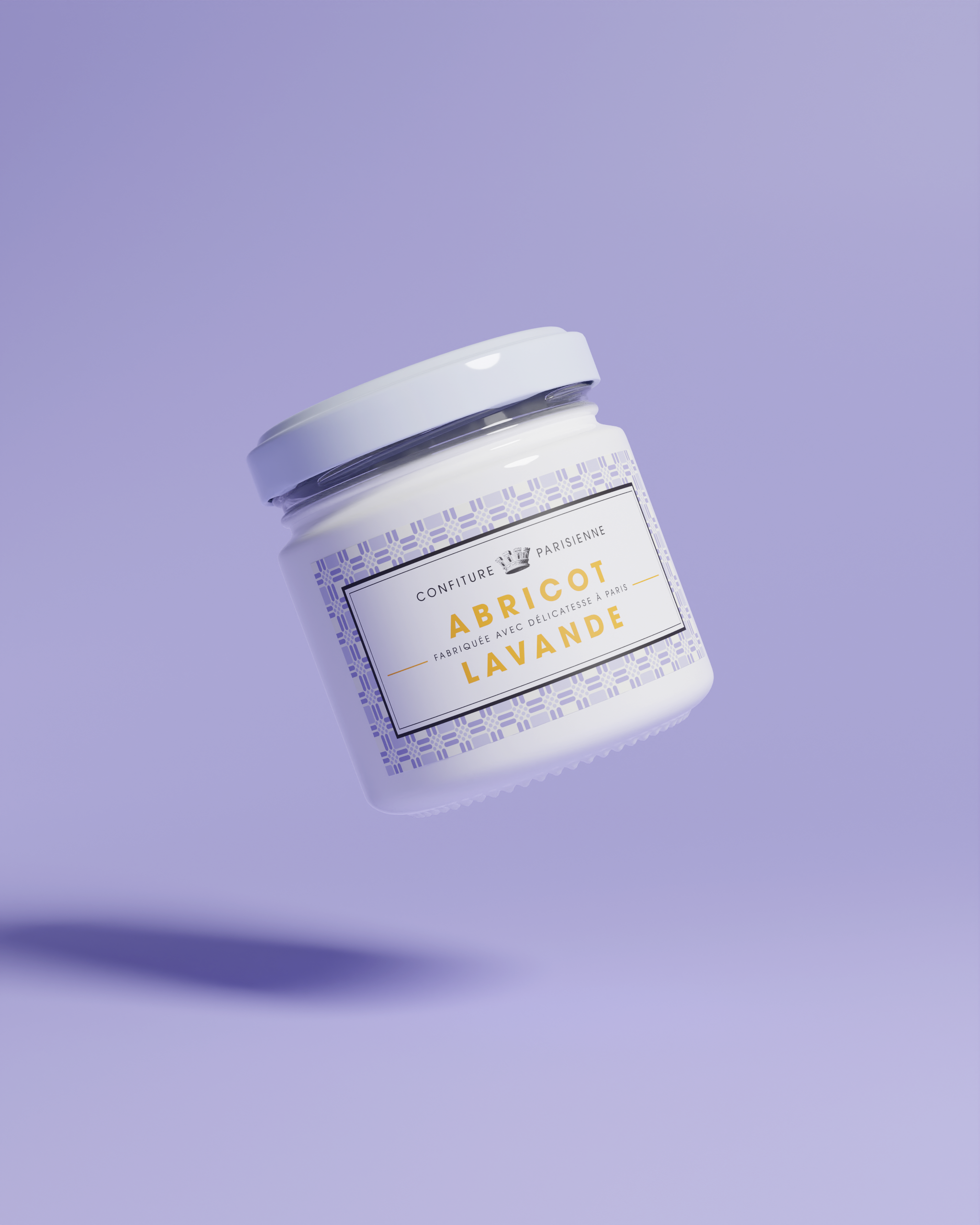 Confiture 100g Abricot Lavande Confiture Parisienne