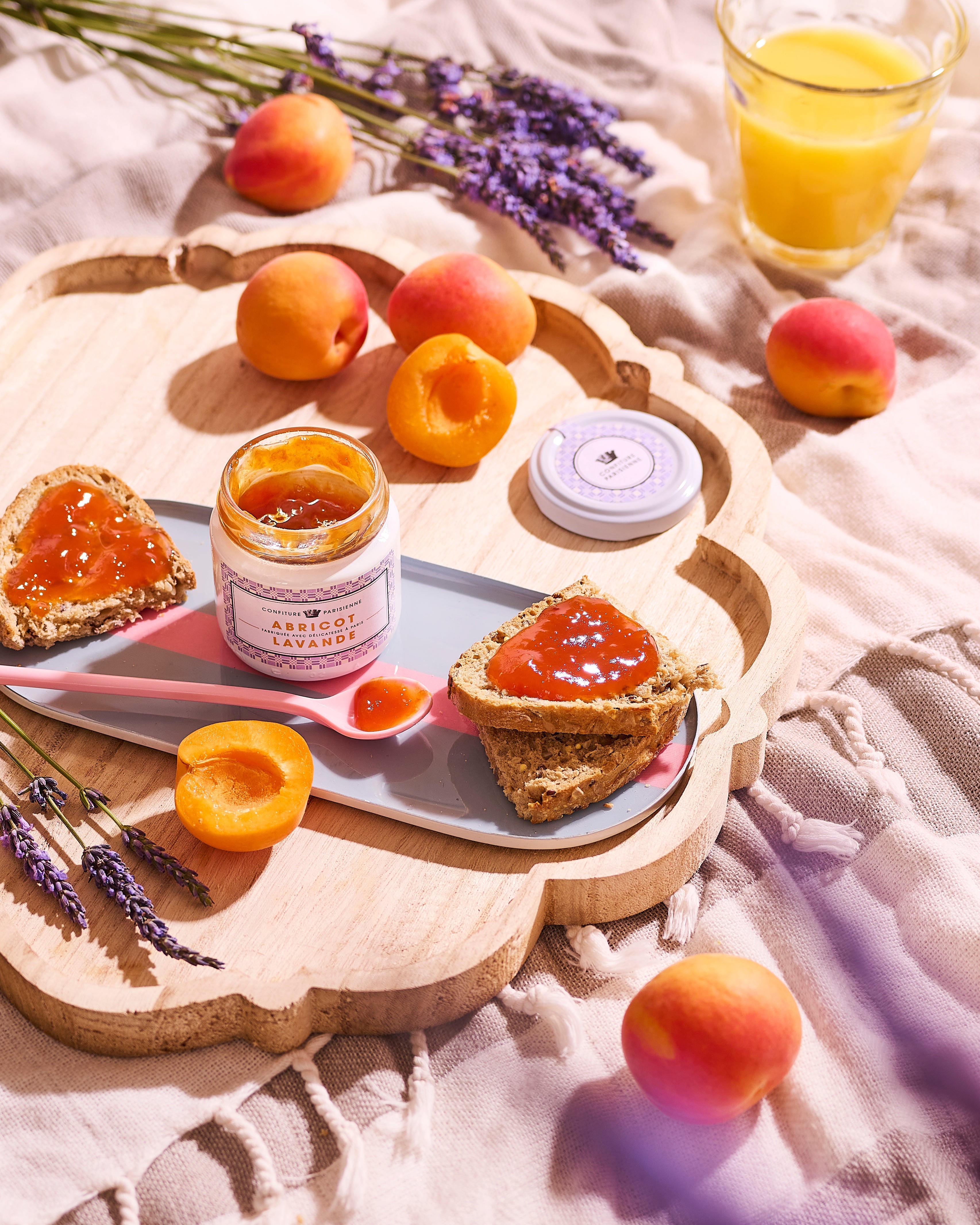 Confiture 100g Abricot Lavande Confiture Parisienne