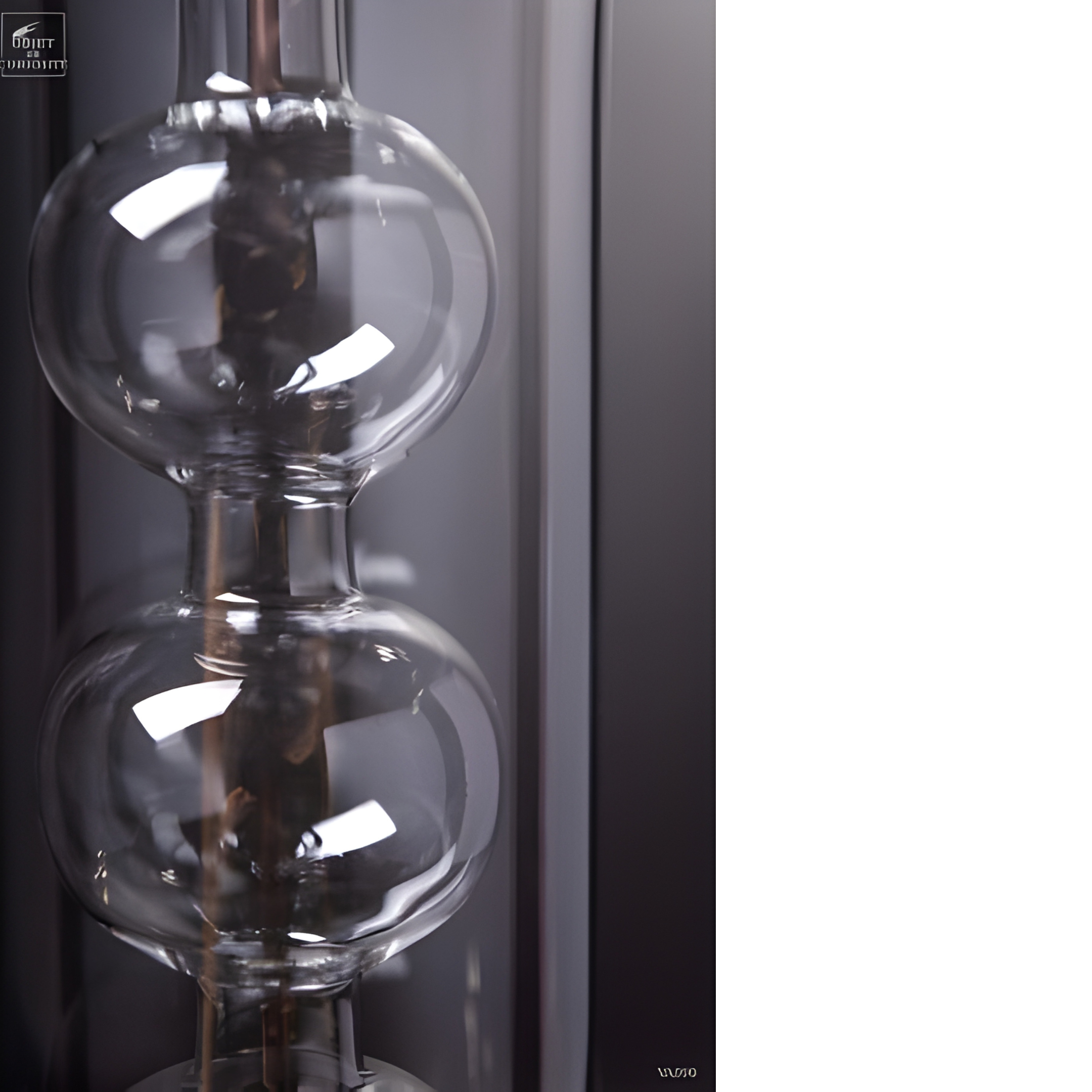 Flacon de laboratoire à bulles