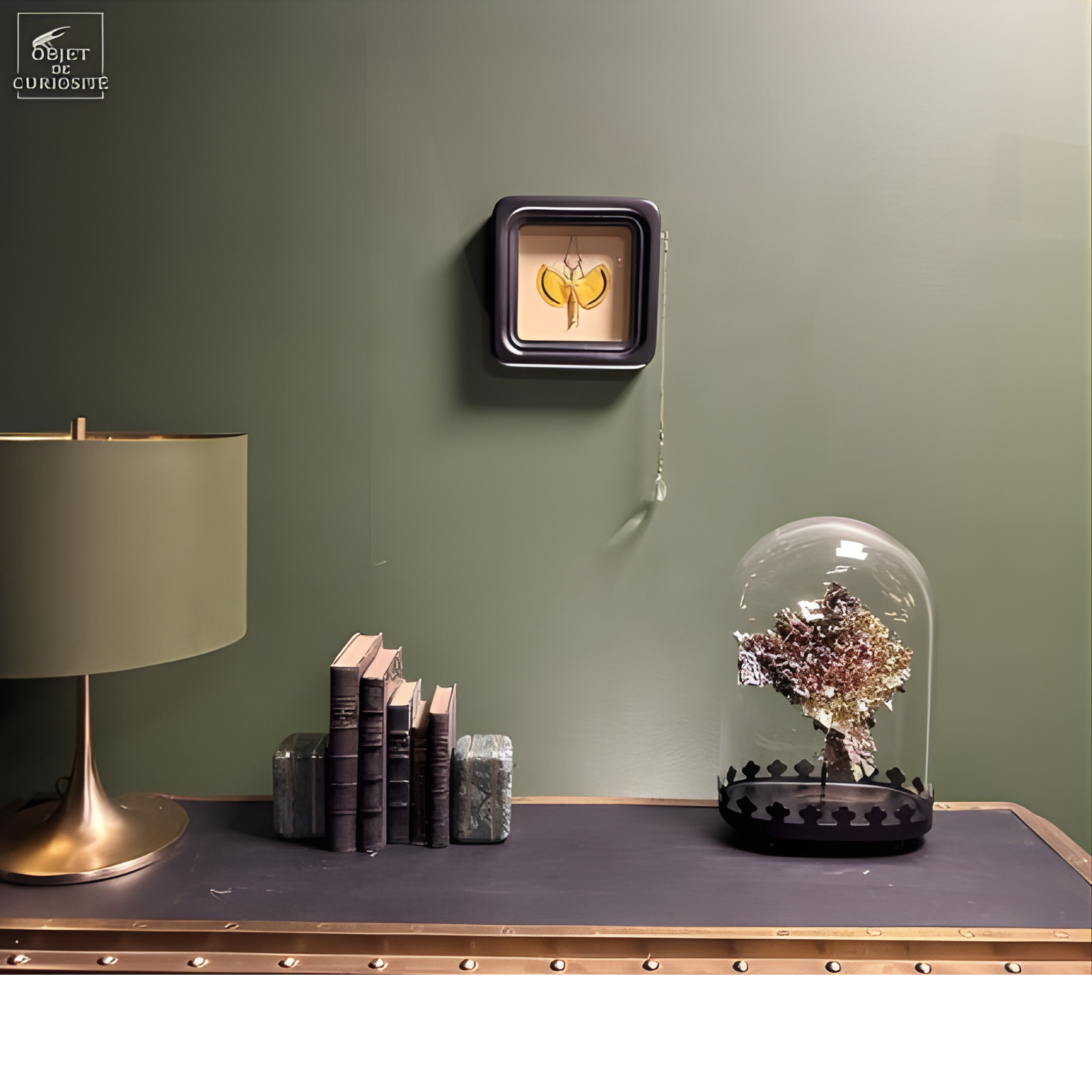 Phasme Tagesoidea nigrofasciata dans boite d'observation