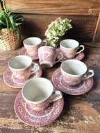 Service à thé en faïence anglaise