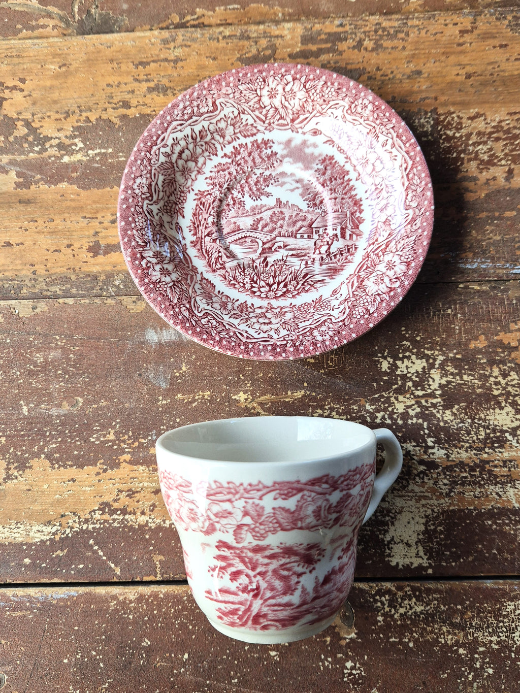 Service à thé en faïence anglaise