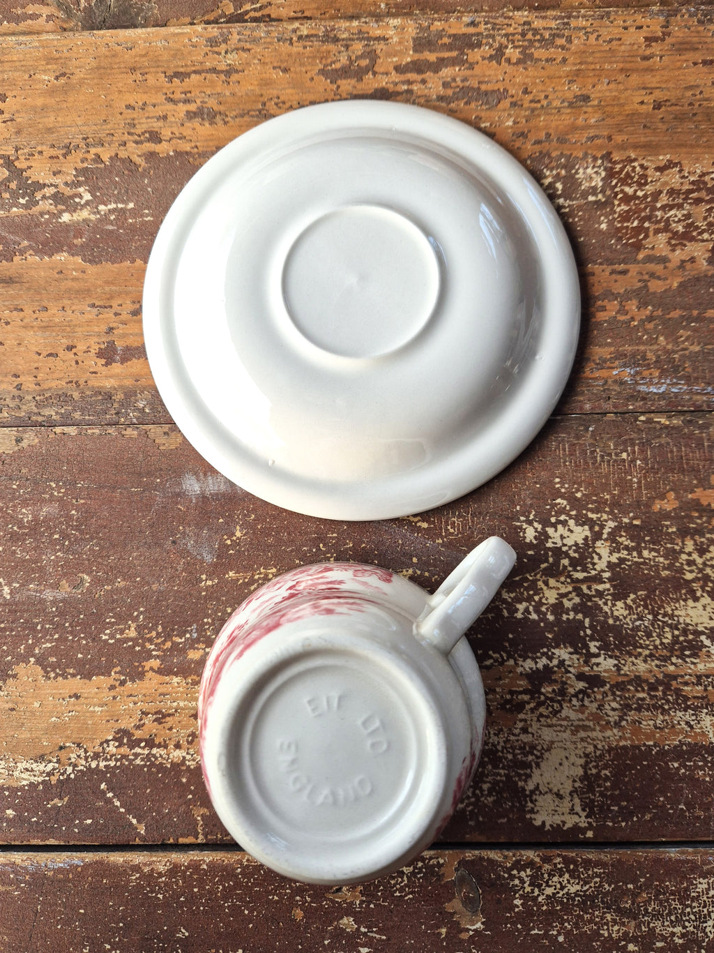 Service à thé en faïence anglaise