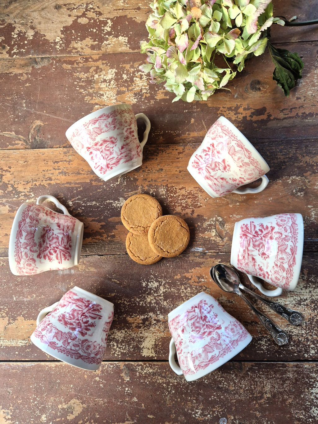 Service à thé en faïence anglaise