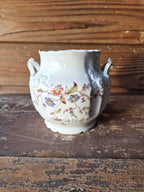 Pot à sucre vintage à motif floral