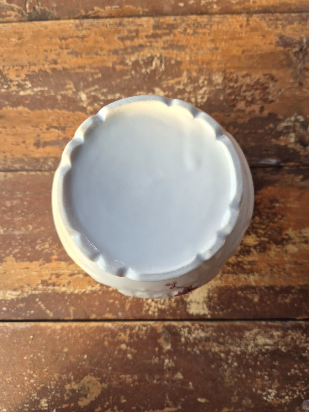 Pot à sucre vintage à motif floral