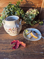 Pot à sucre vintage à motif floral