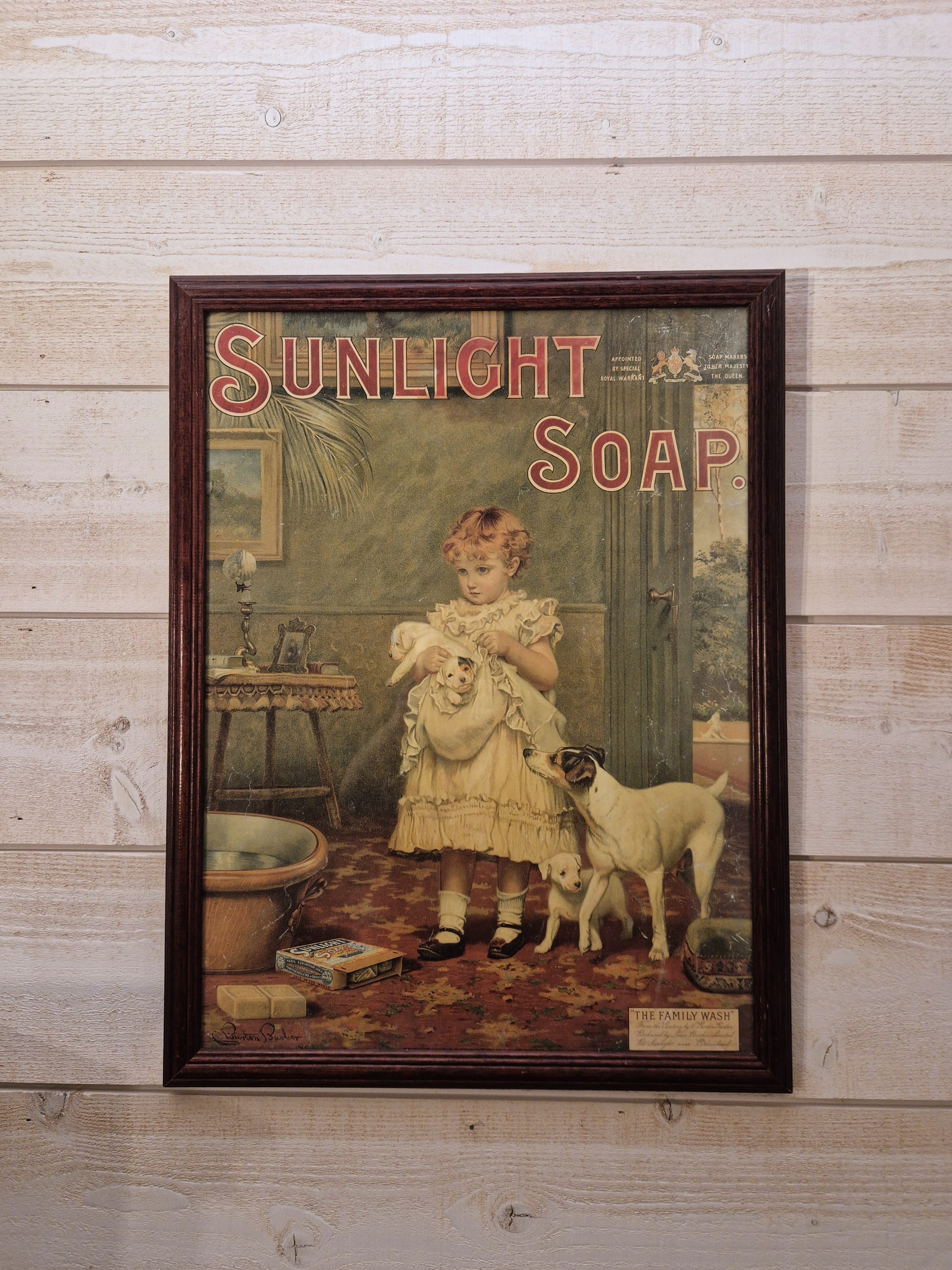 Cadre publicitaire Sunlight Soap