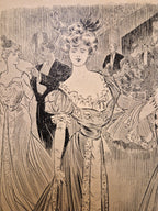 Cadre illustration "La Mode Artistique"