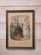 Cadre illustration de mode