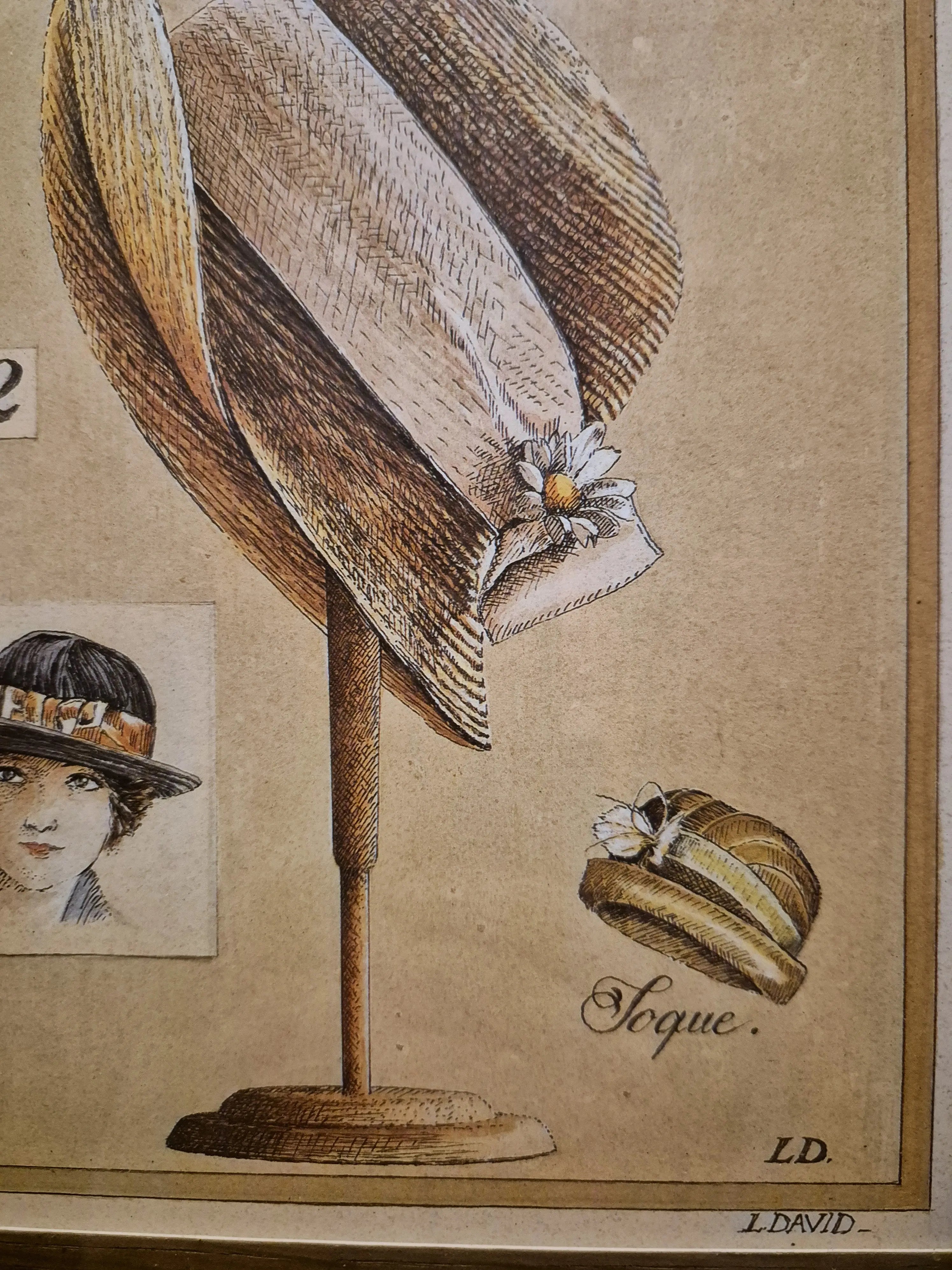 Cadre chapeaux Madame Little Harmonie