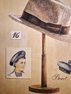 Cadre chapeaux Monsieur