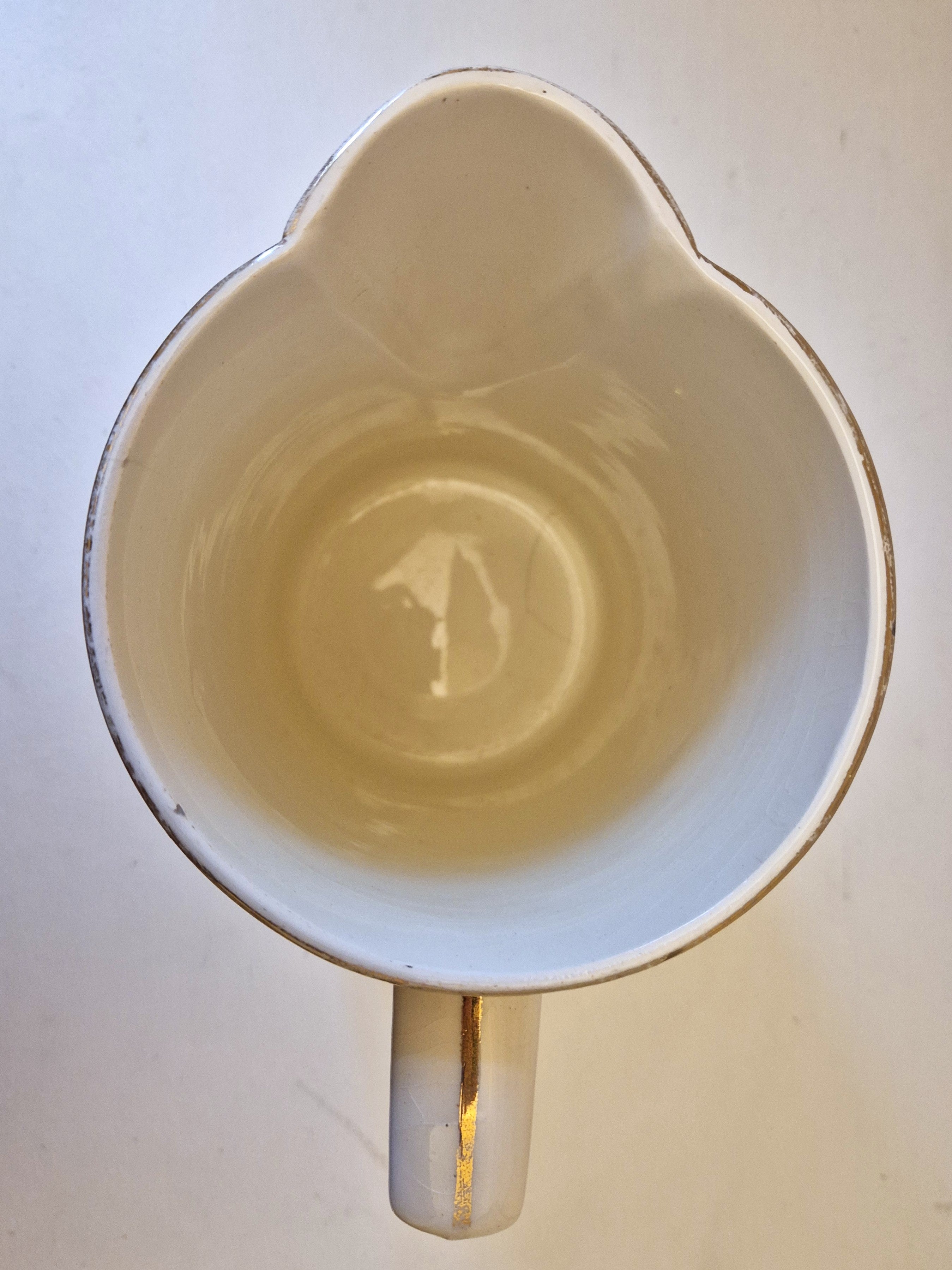 Grand pichet vintage motif Cygnes