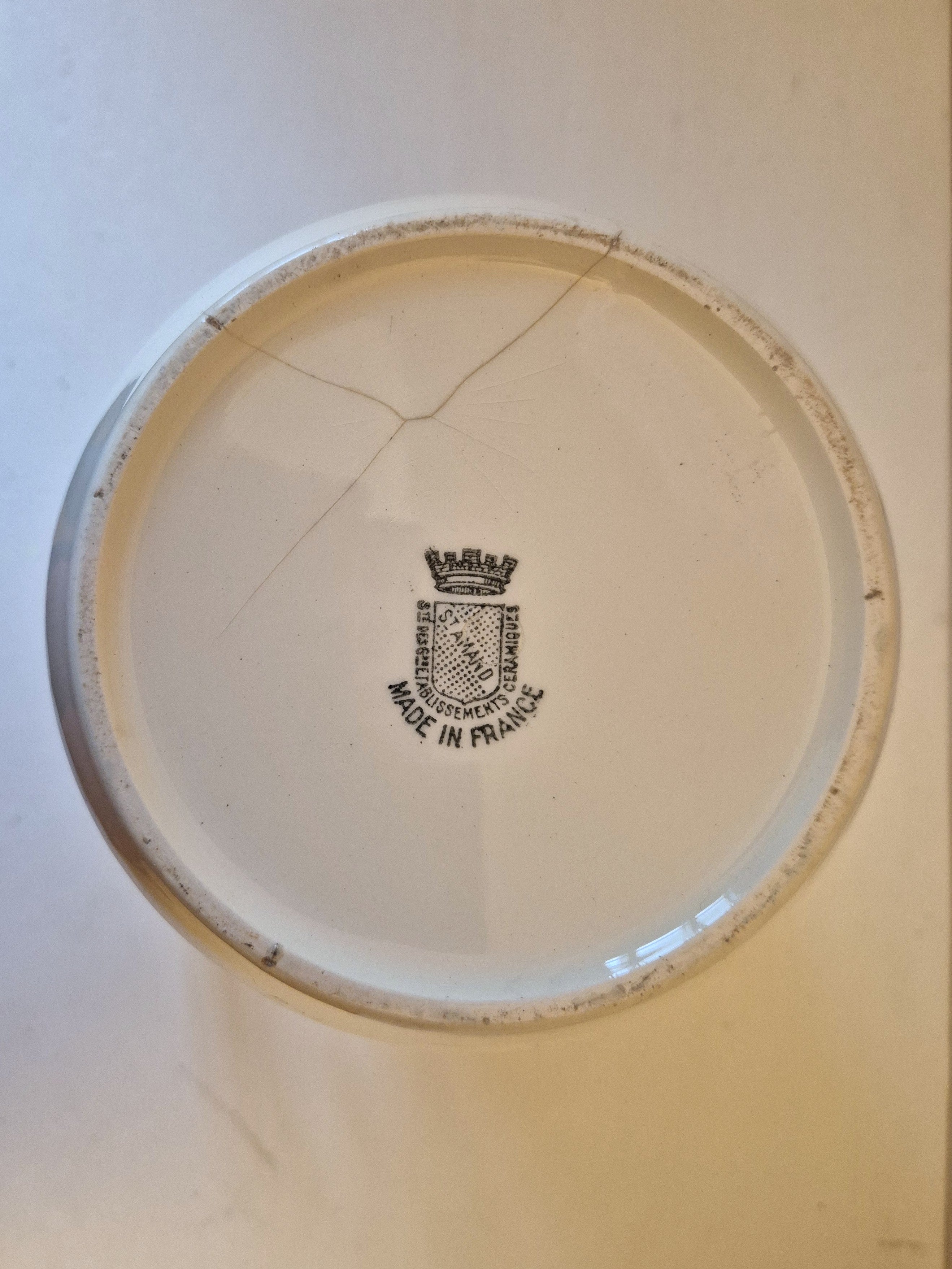 Grand pichet vintage motif Cygnes