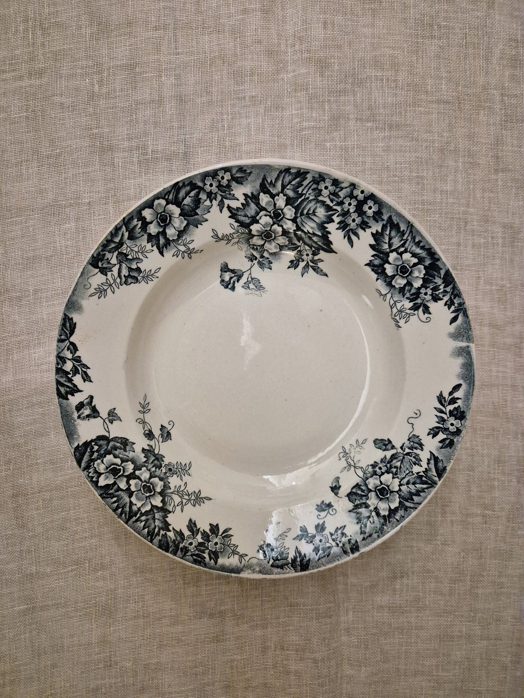 Assiette creuse ancienne Moulin des loups