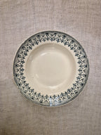 Ensemble de 3 assiettes creuses anciennes Badonviller