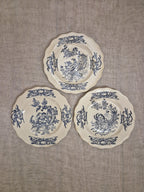 Ensemble de 4 assiettes patinées en Terre de fer