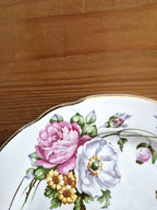 Ensemble d'assiettes vintage Digoin en porcelaine opaque