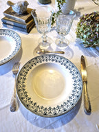 Ensemble de 3 assiettes creuses anciennes Badonviller