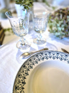 Ensemble de 3 assiettes creuses anciennes Badonviller