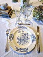 Ensemble de 4 assiettes patinées en Terre de fer