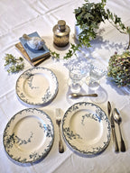 3 assiettes à dessert anciennes Lunéville