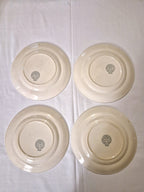 Ensemble de 4 assiettes à dessert Choisy le Roi