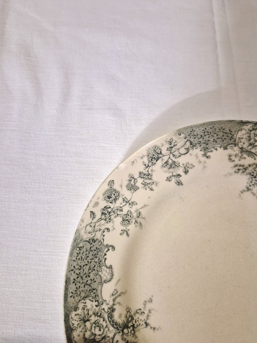 Ensemble de 4 assiettes à dessert Choisy le Roi