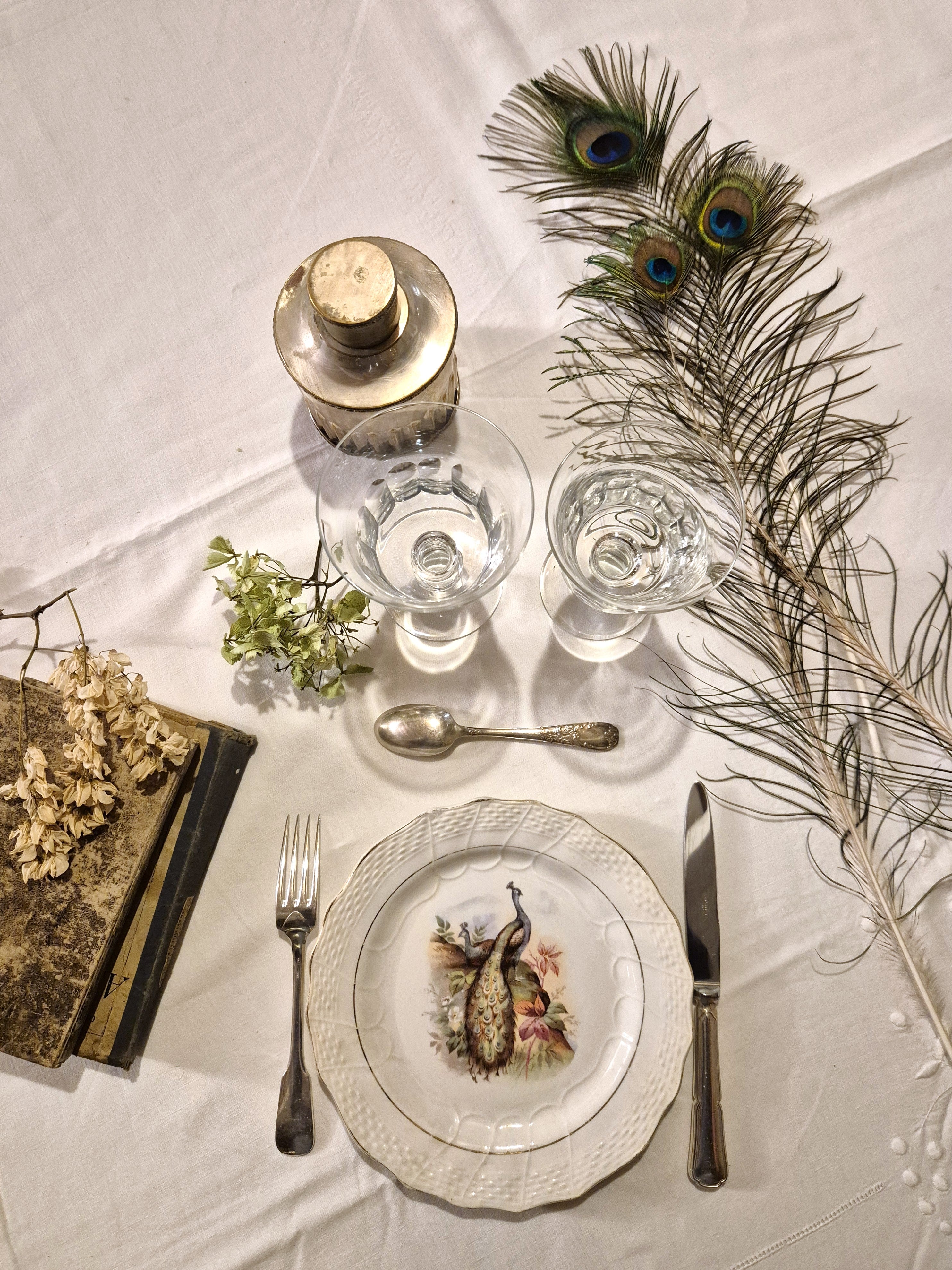 Assiette à dessert ancienne Hamage