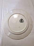 Assiette à dessert ancienne Hamage