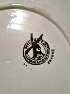 Assiette à dessert ancienne Hamage