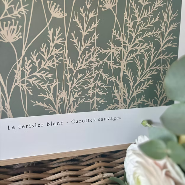 Affiche "Carottes sauvages"