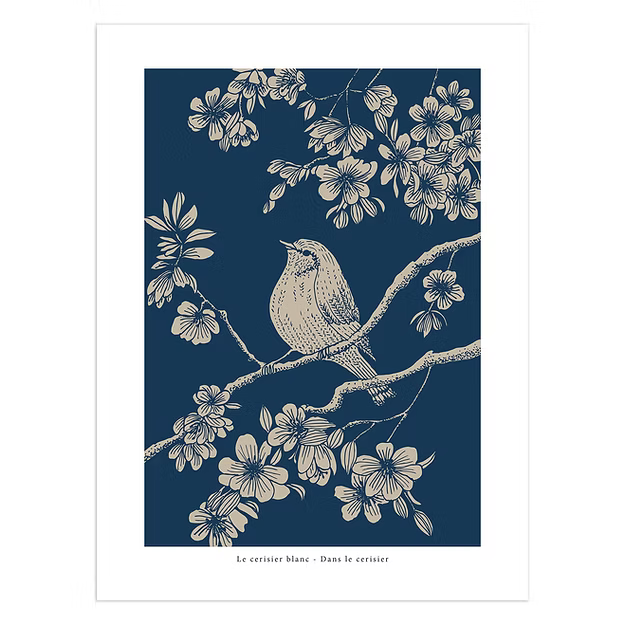 Affiche "Dans le cerisier"