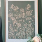 Affiche "Carottes sauvages"