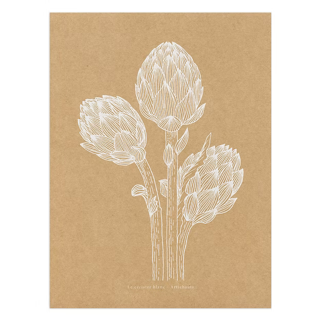 Affiche "Artichauts"