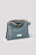 Trousse de toilette coton bio Bleu Horizon Les Pensionnaires