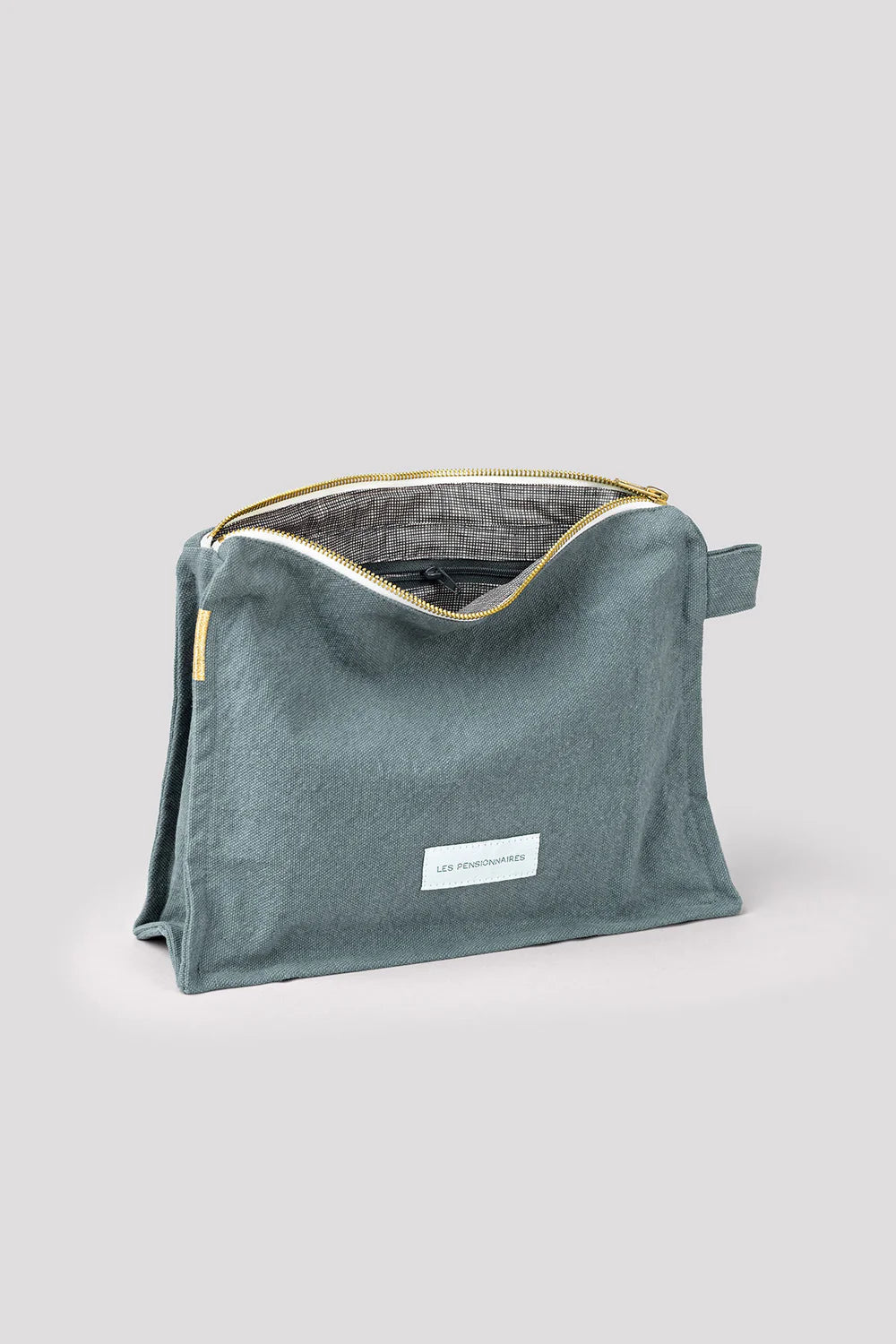 Trousse de toilette coton bio Bleu Horizon Les Pensionnaires