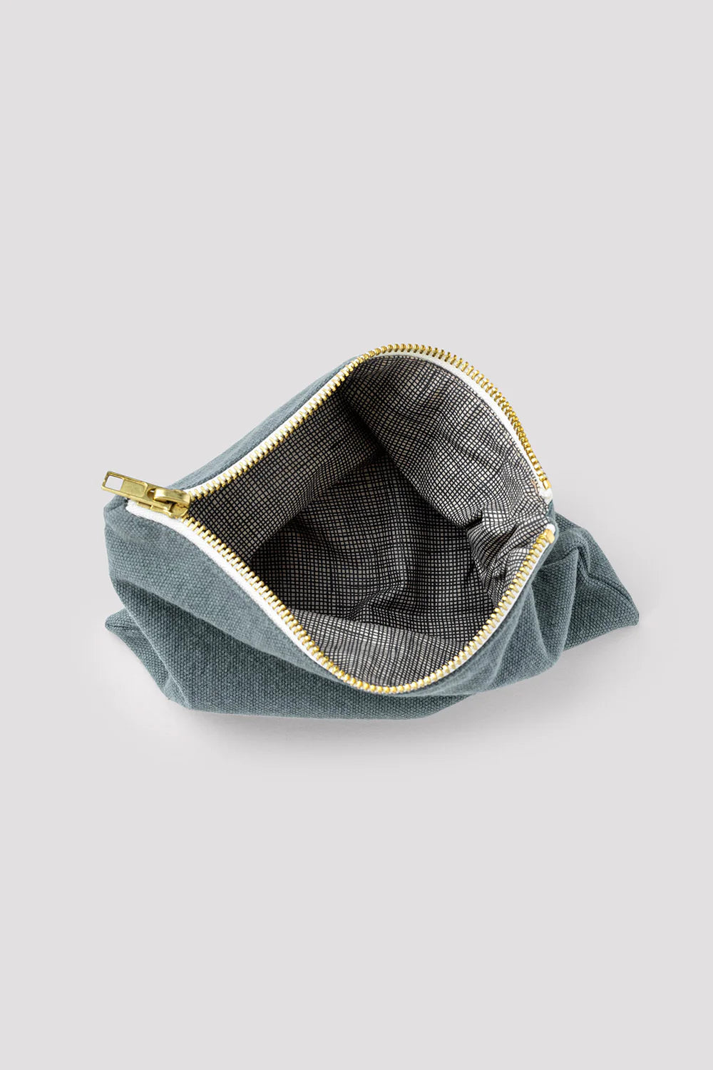 Petite pochette coton bio Bleu Horizon Les Pensionnaires
