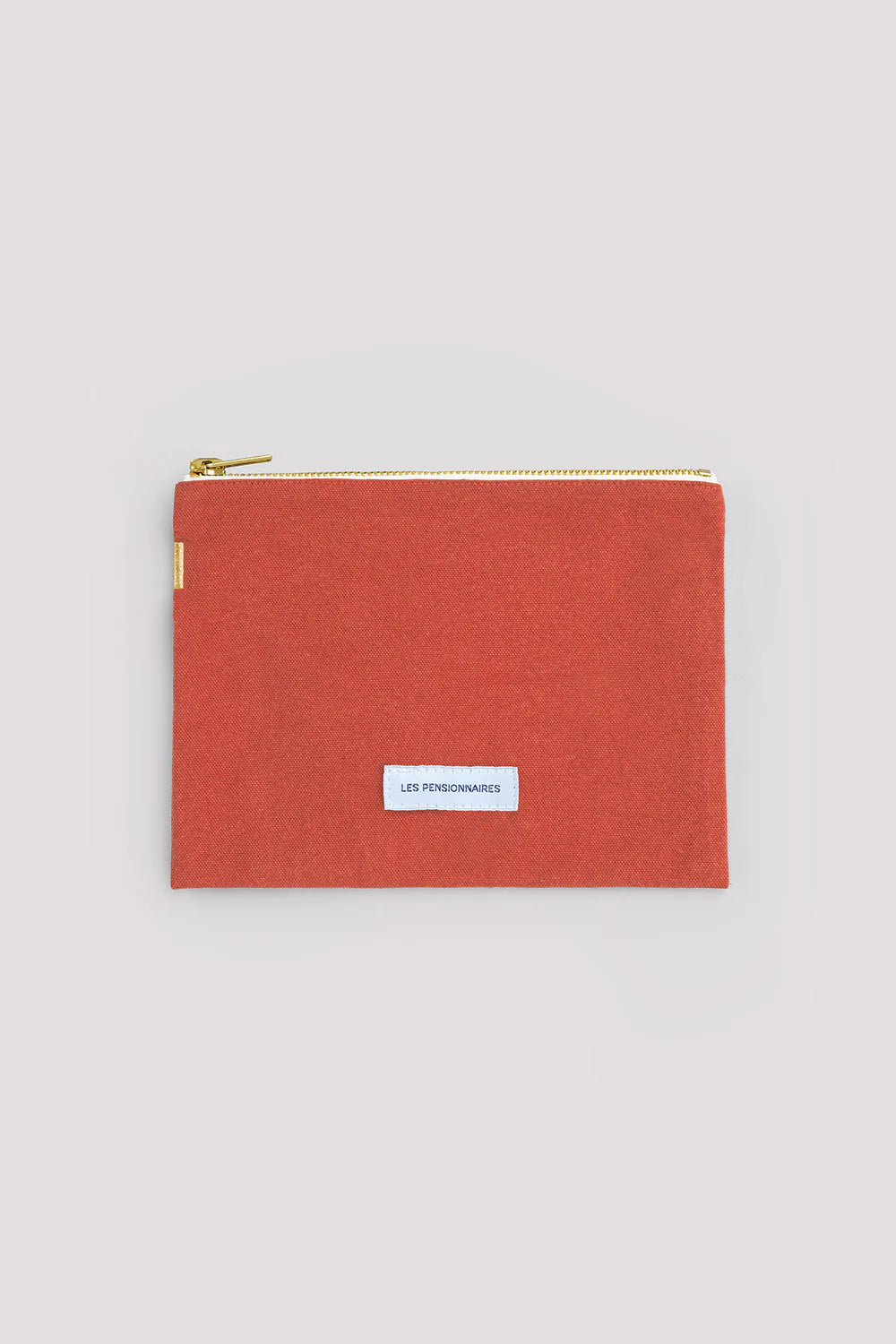 Petite pochette coton bio Orange flamboyant Les Pensionnaires