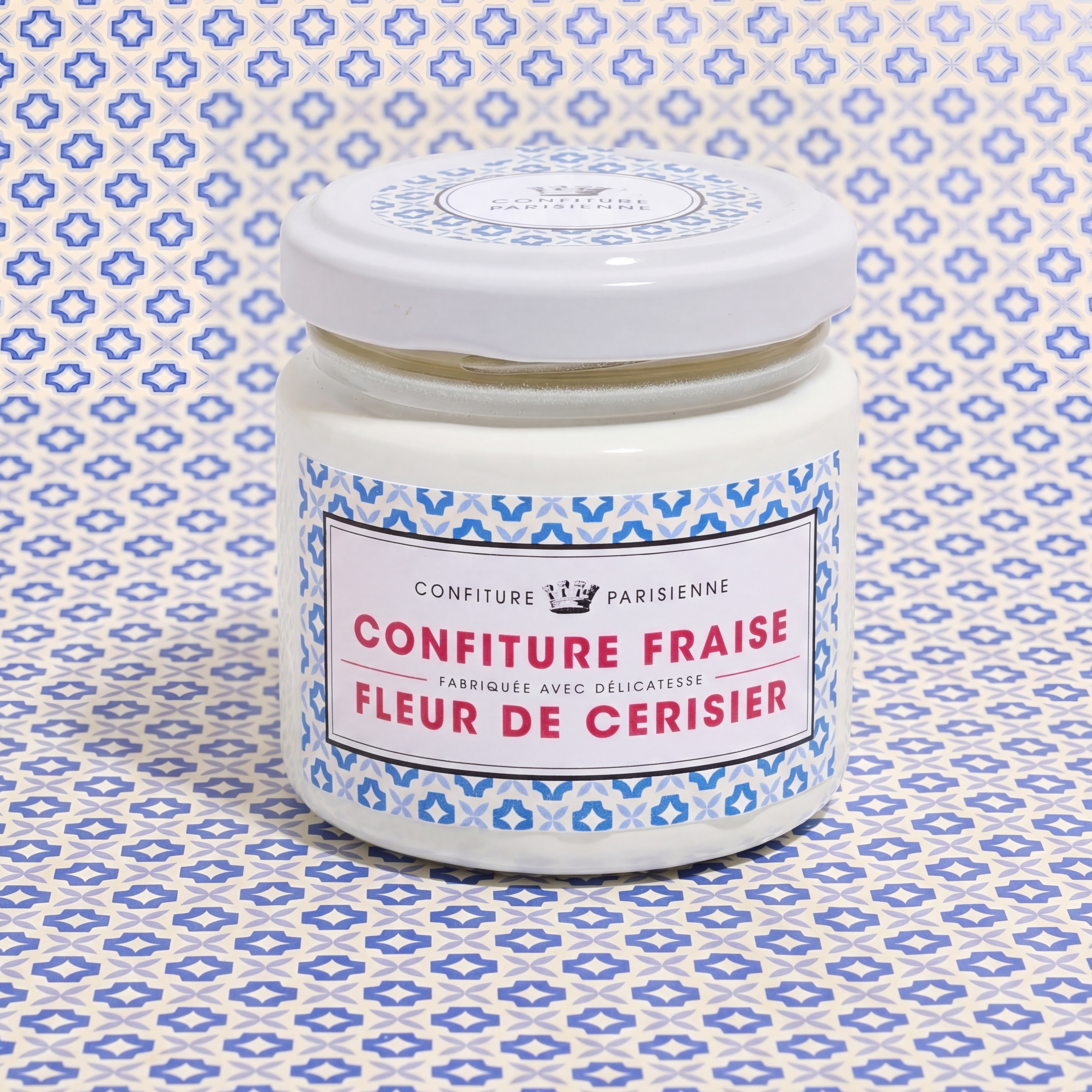 Confiture 100g Fraise et Fleur de Cerisier Confiture Parisienne