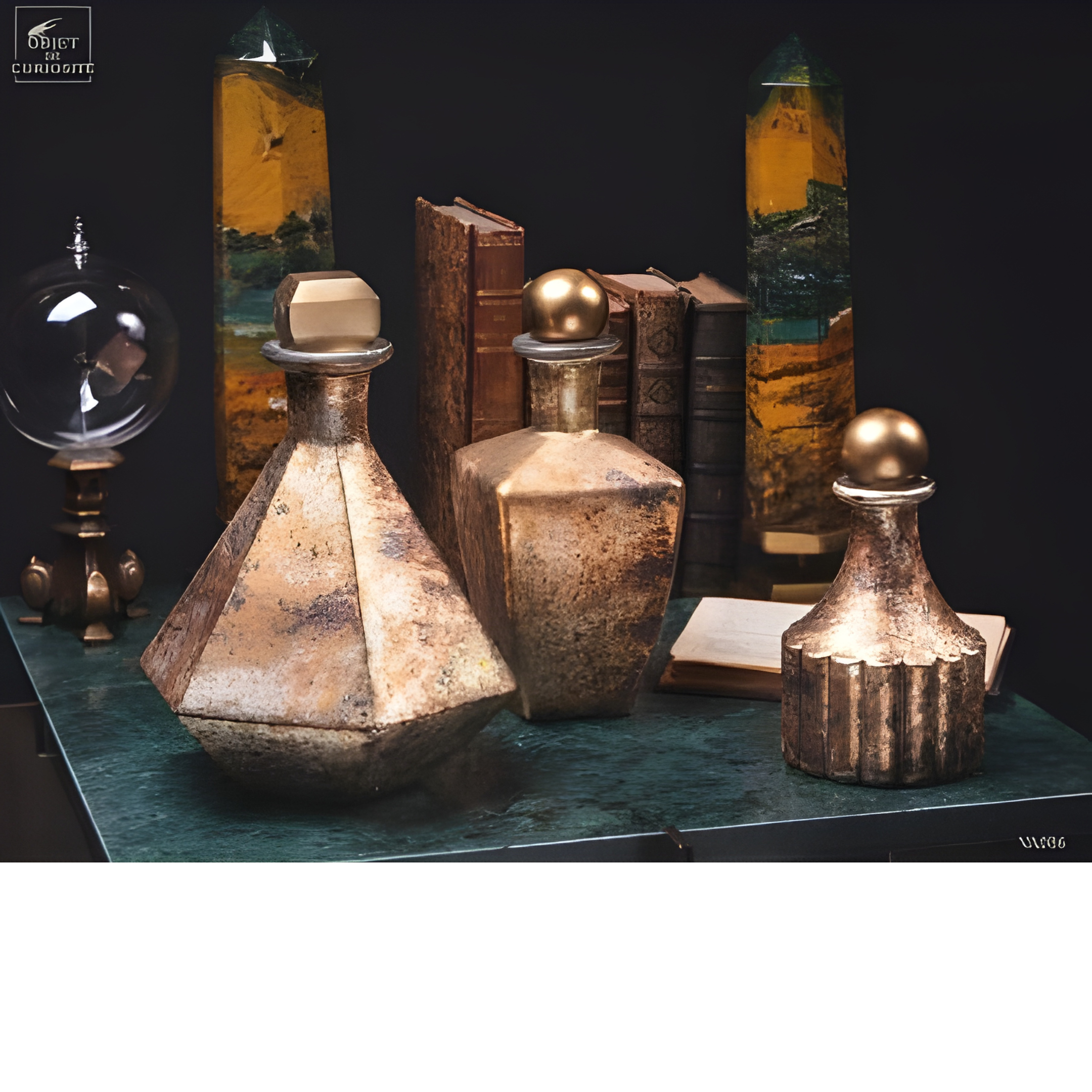 Flacon de parfumerie à 5 faces