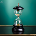 Sablier magnétique double aimants