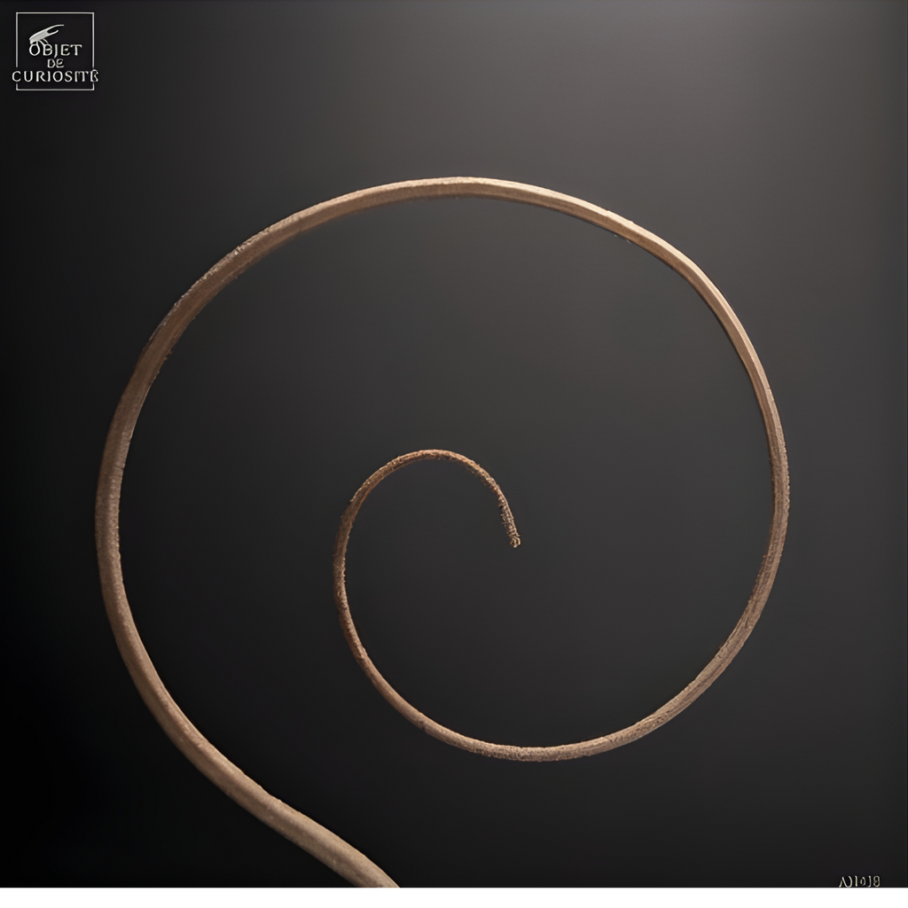 Queue de raie en forme de point d'interrogation