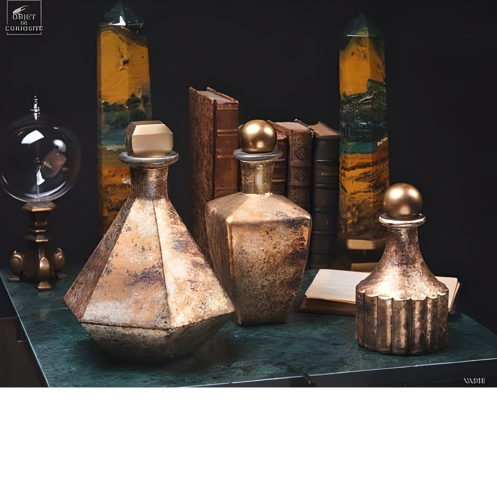 Flacon de parfumerie cannelé