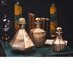 Flacon de parfumerie cannelé