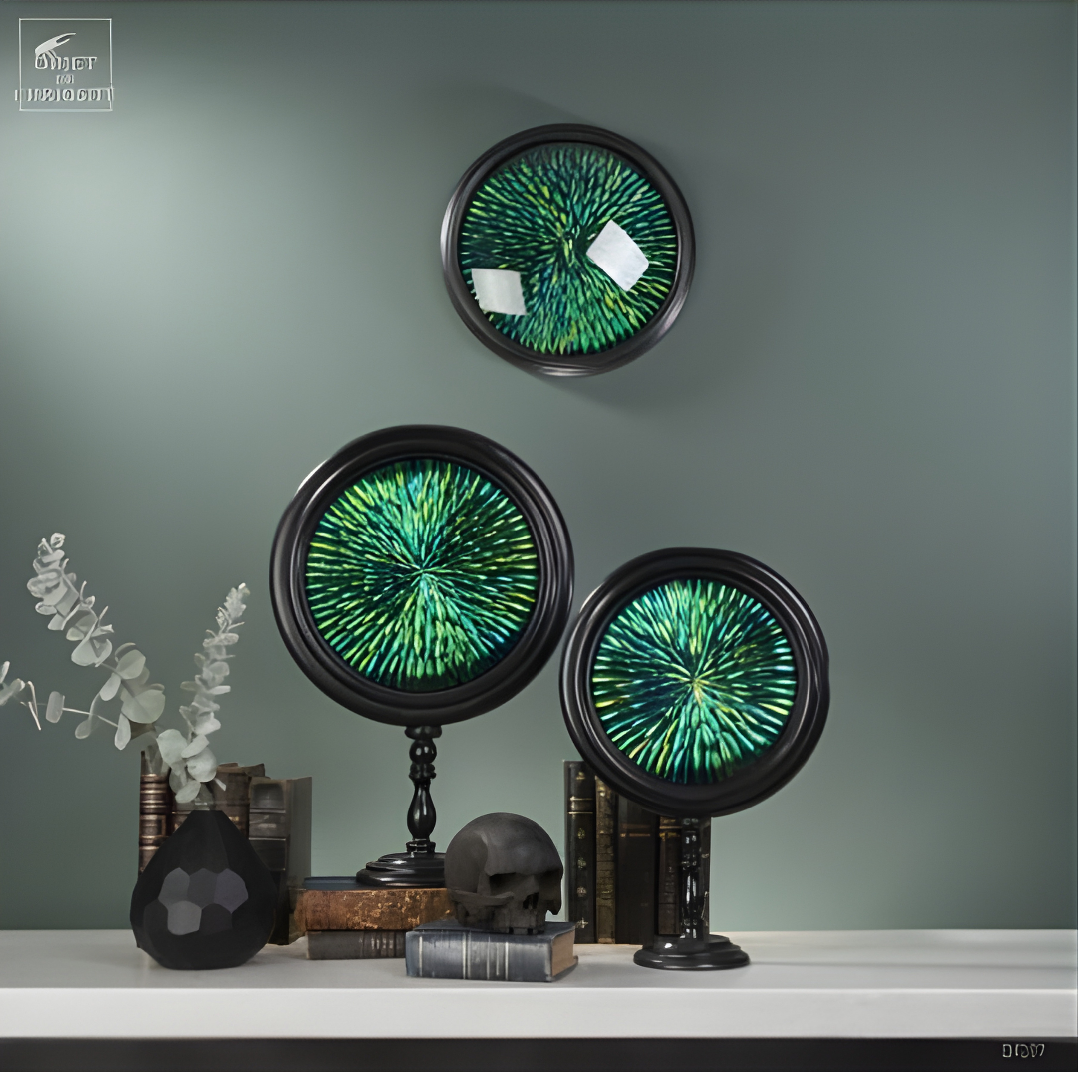 Elytres de Sternoceras dans reliquaire