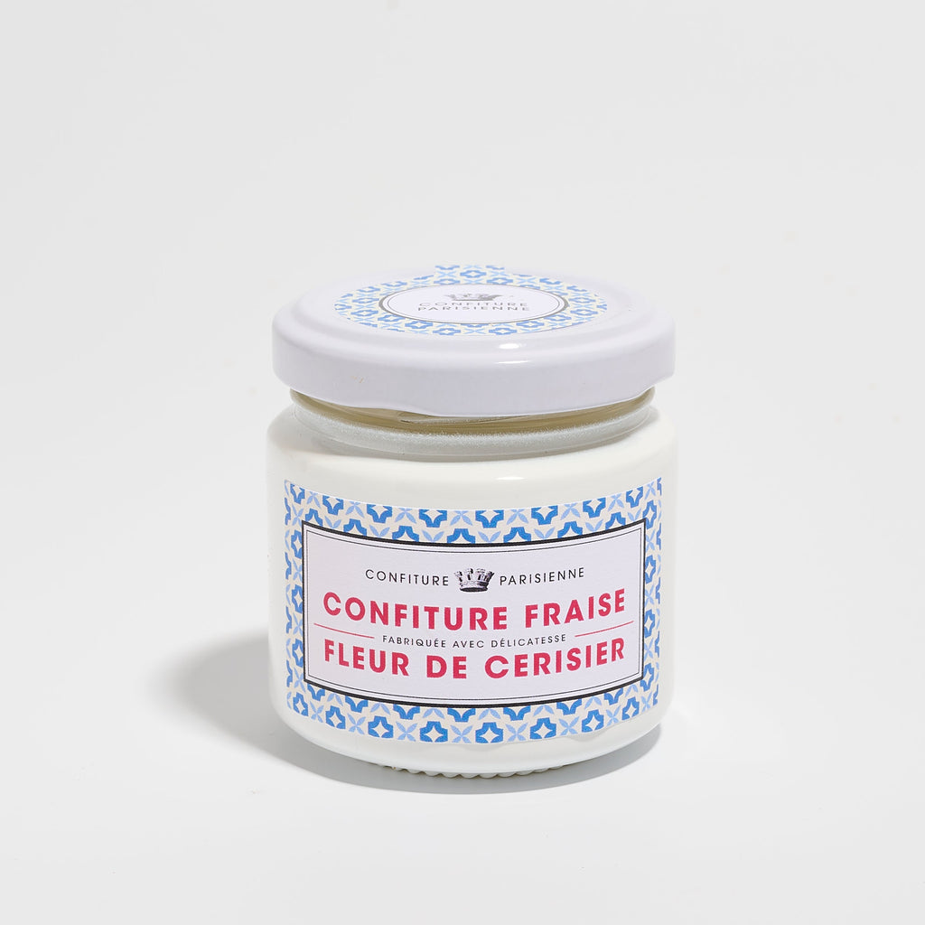 Confiture 100g Fraise et Fleur de Cerisier Confiture Parisienne