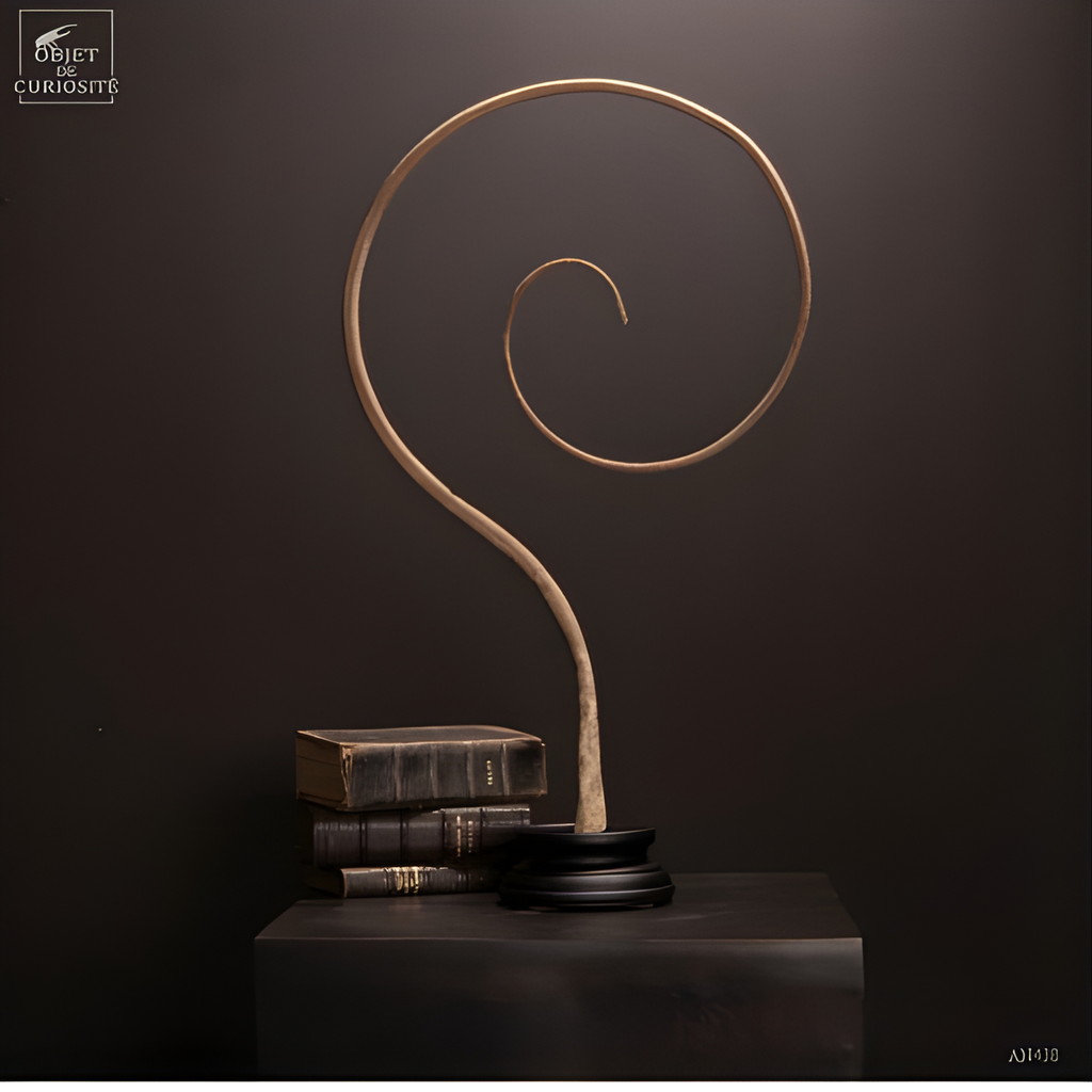 Queue de raie en forme de point d'interrogation