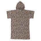 Poncho en coton premium bio Léopard